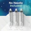Fifthpulse 60ml Luer Lock Syringe NO Needle, Measurement Dispensing, Sterile, Individually Wrapped, 25PK FMN100669